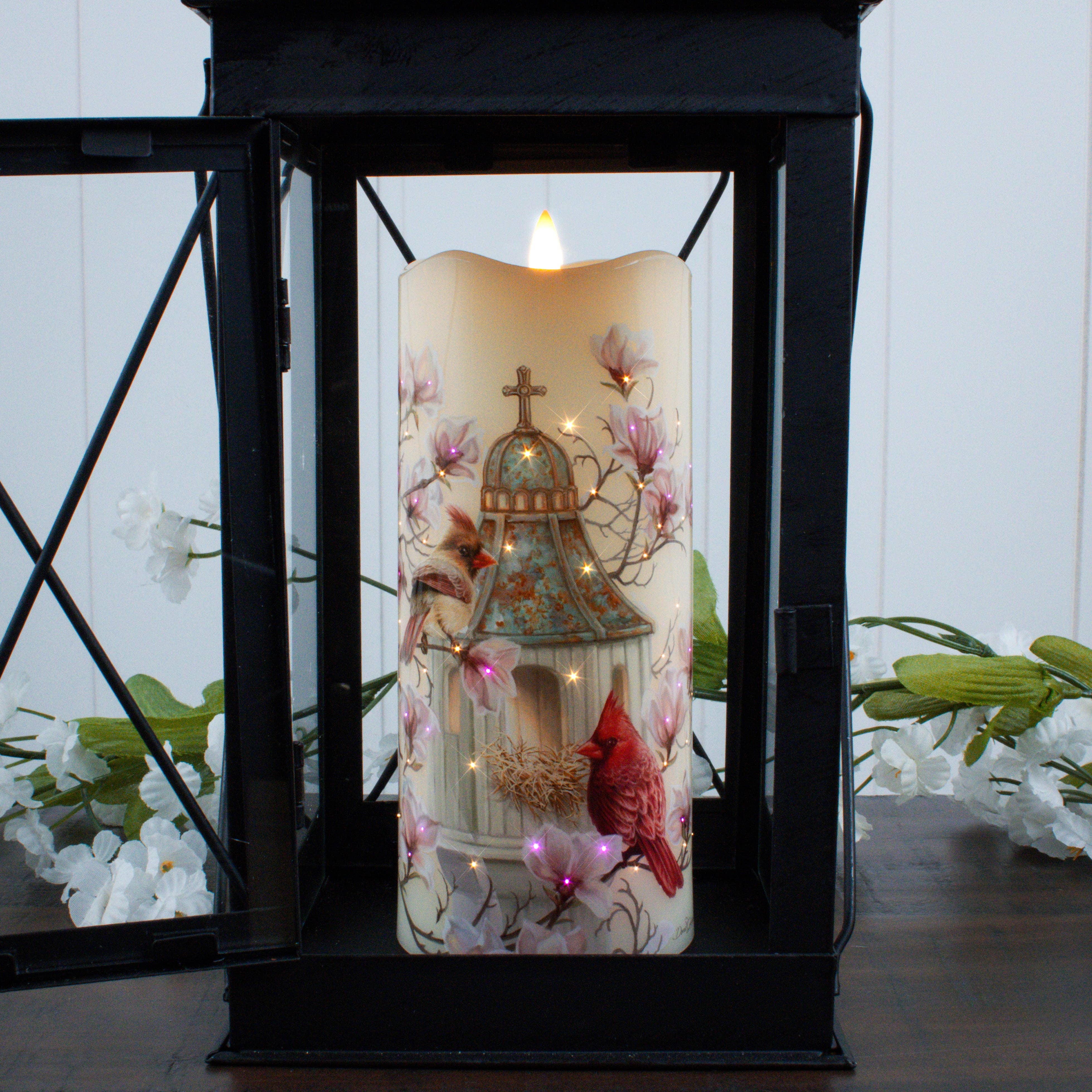 Glow Decor - Wholesale Flameless Candle - Cardinal Chapel Fiber Optic Candle1