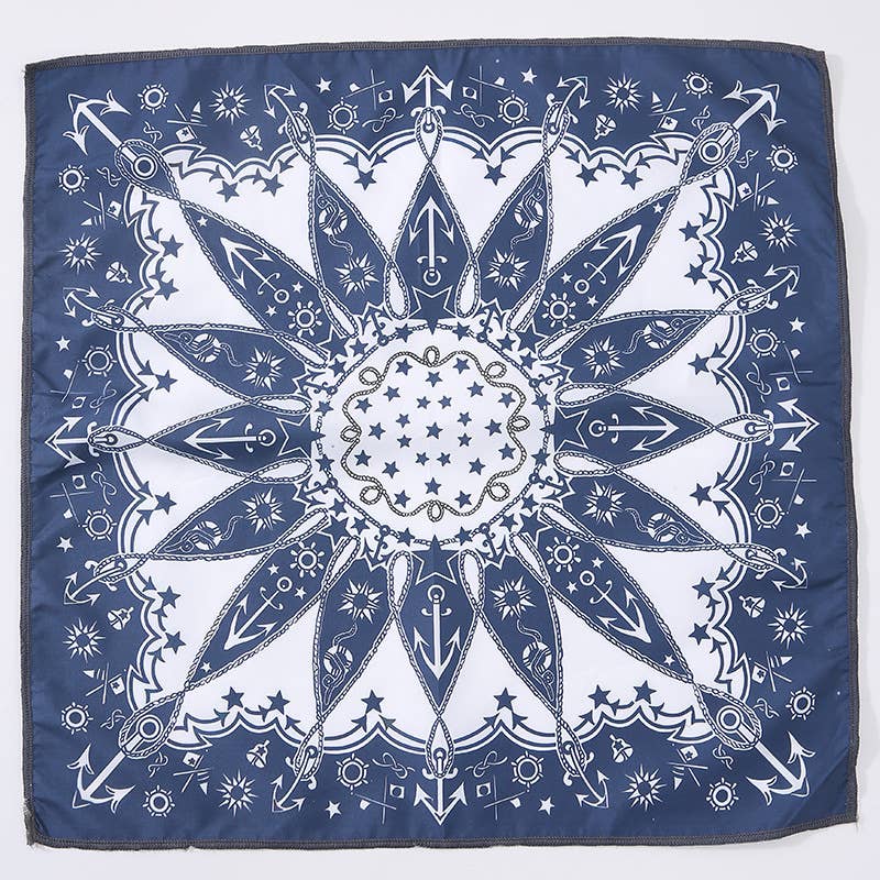 MKS America - Wholesale Bandana - Women's - Floral Bandana Head Wrap Kerchief Square Scarf17