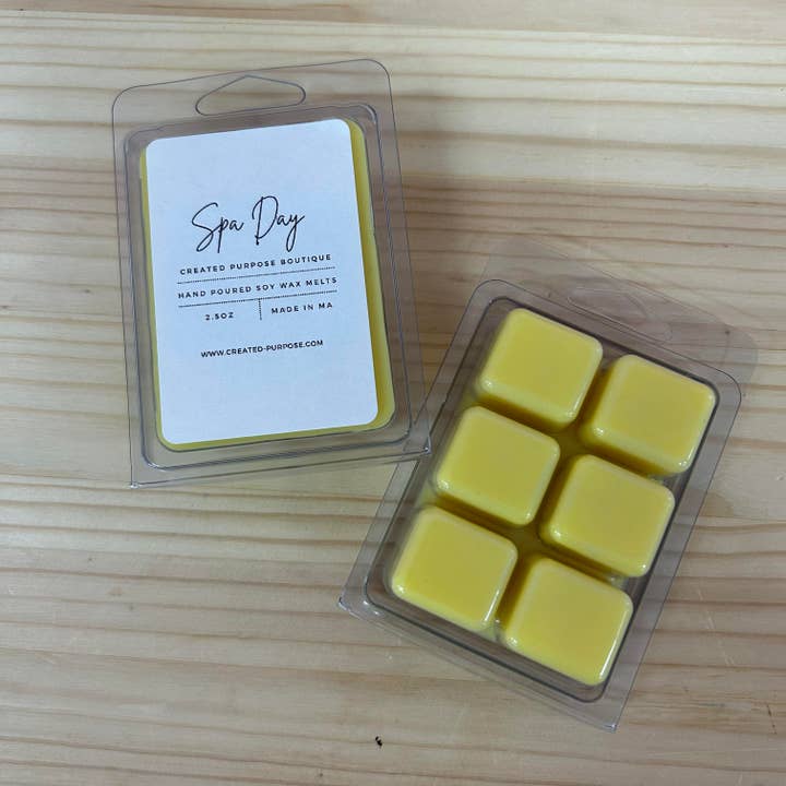 Spa Day - Soy Wax Melt - 2.5oz for wholesale by Created Purpose Boutique