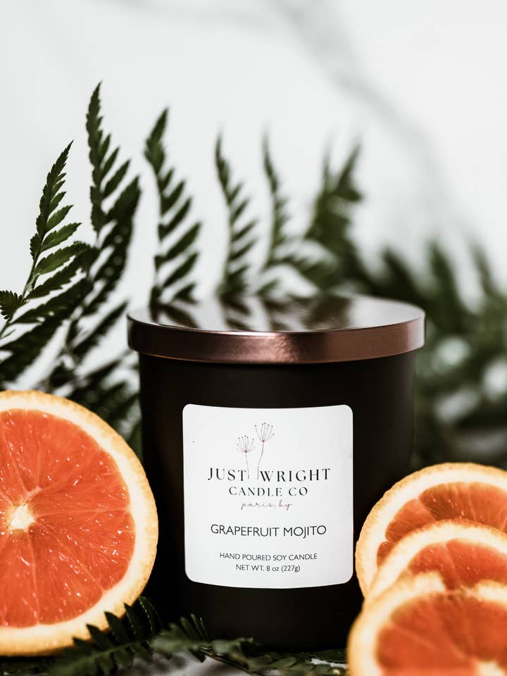 Mojito de pomelo para venta al por mayor de Just Wright Candle Co, LLC.