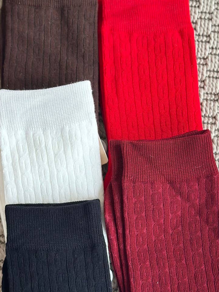 ADORA - Wholesale Socks - Women's - Intertwined Classic Socks 🧦1