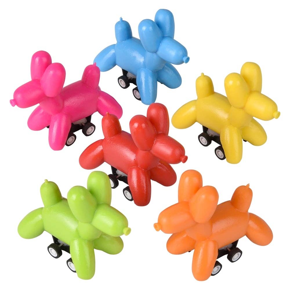 La Luna Bella - Toys - Wholesale Classic Toy - Kids - 2.5" Pull Back Balloon Dog 24ct- LLB Toys1