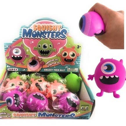 Handee Products - Vendita all'ingrosso Giocattolo squishy - Bambini e neonati - Palla da pasta Squishy Monsters