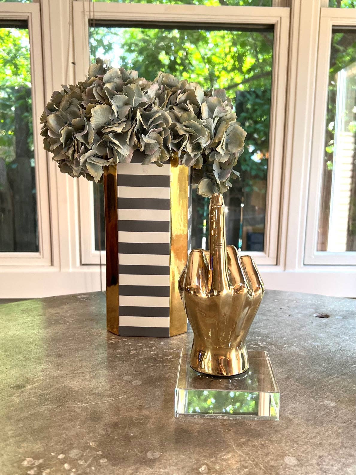 PRIZE - Vente Sculpture - Sculpture du signe du doigt et de la main en laiton7