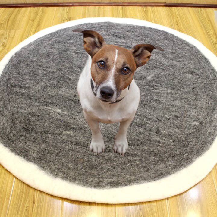 Woollyfelt - Wholesale Pet bed – Dog - Eco-Friendly Natural Wool Dog Sleeping Mat0