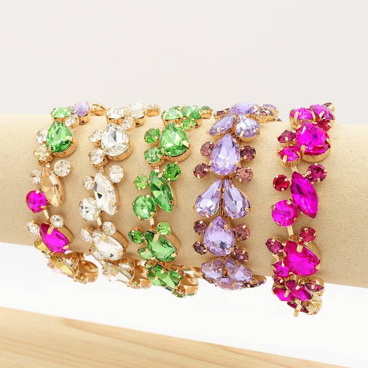 Daemon srls - Wholesale Charm/Dangle Bracelet - OPHELIA ~ Bracciale con pietre sfaccettate LUCE COLLECTION10