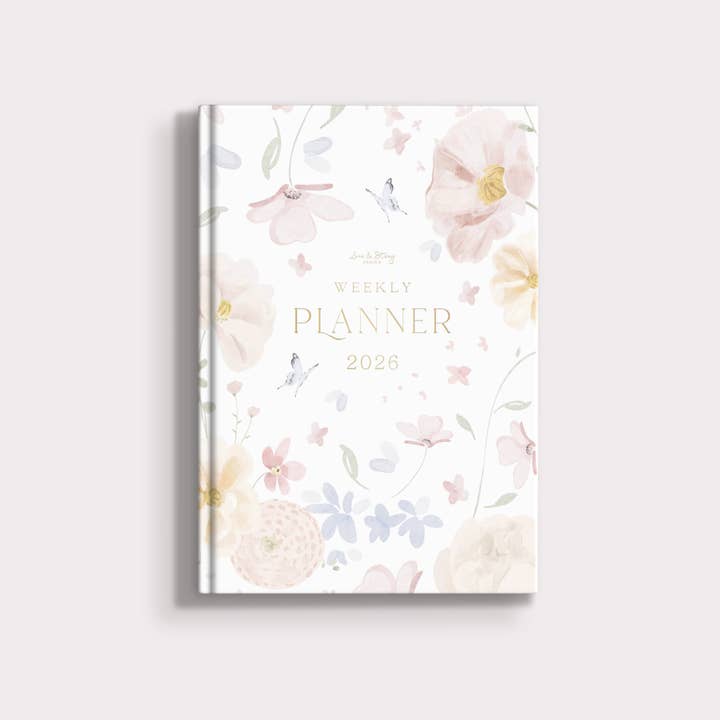 Hardback A5 Planner 2026 Meadow for wholesale by Love & Story Design