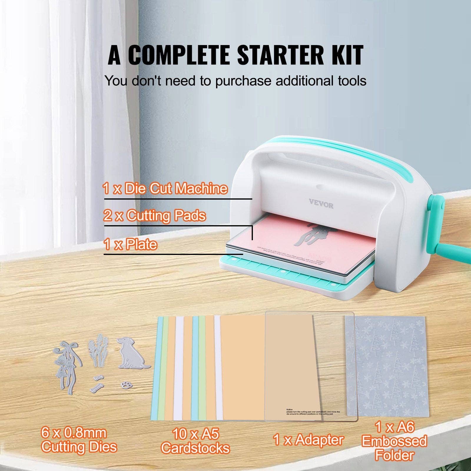 Hard Rock Health Stores - Wholesale DIY Craft Kit - Manual Die Cutting Embossing Machine2