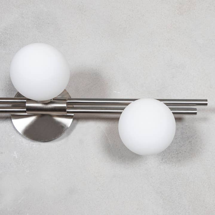 HEKA LIGHTING & TRADING LTD - Wholesale Sconce - Modern Brass Vanity Wall Light with Frosted Globe