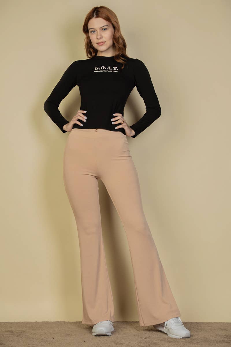 CAPELLA APPAREL - Wholesale Pants - Women's - High Waisted Flare Pants32