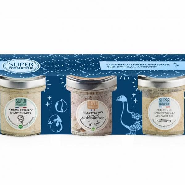 Coffret Terre et Mer BIO pour la vente par Superproducteur
