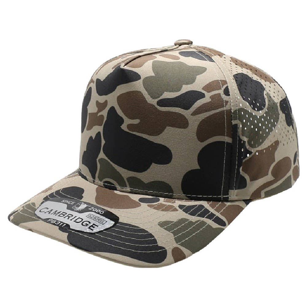 DOBBI - Vente Casquette de camionneur – unisexe - Camo perforé à l'ancienne2