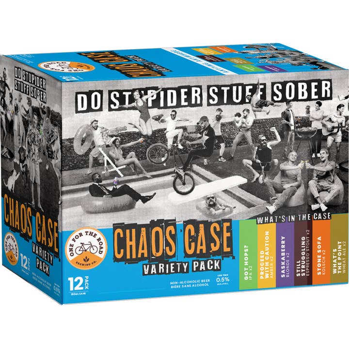 Chaos Case 12-Can Variety Pack for wholesale by One For The Road Brewing