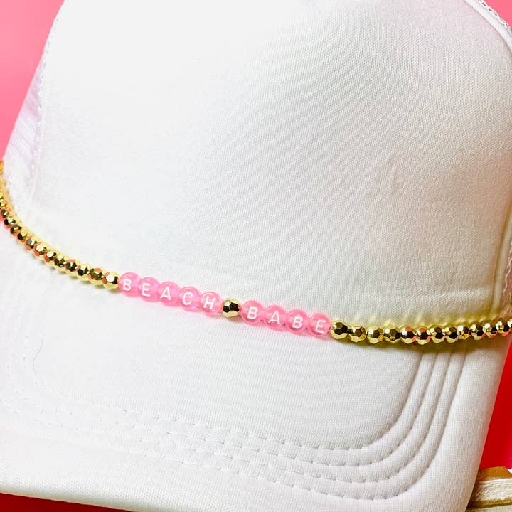 ShannAgains Jewels - Wholesale Hat Accessory - Women's - Beach Babe Trucker Hat Chain1