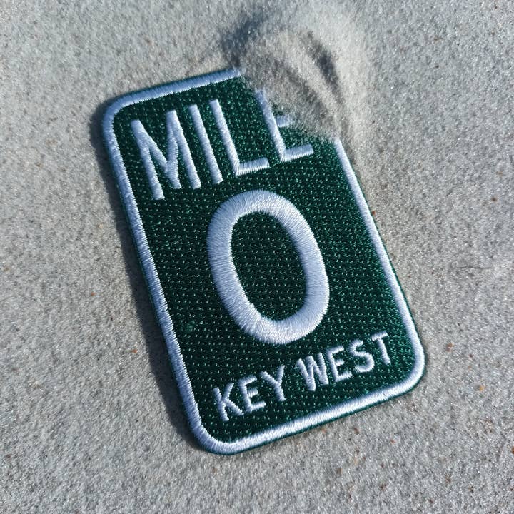 Vagabond Heart - Wholesale Patch - Key West Mile 0 Florida Patch2