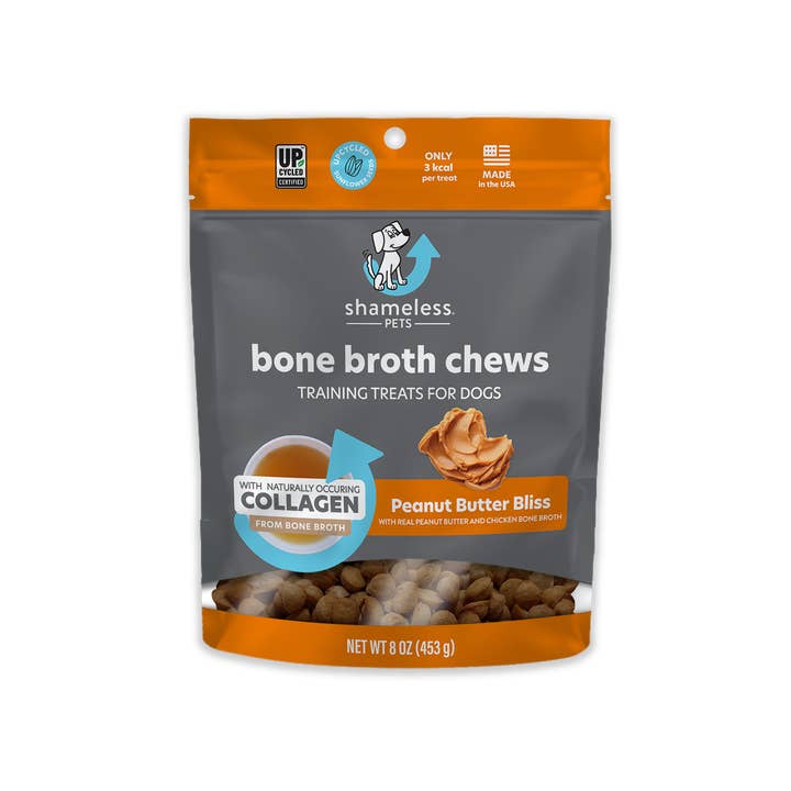 Shameless Pets - Wholesale Pet Treats - Dog - Peanut Butter Bliss Bone Broth Dog Training Treats