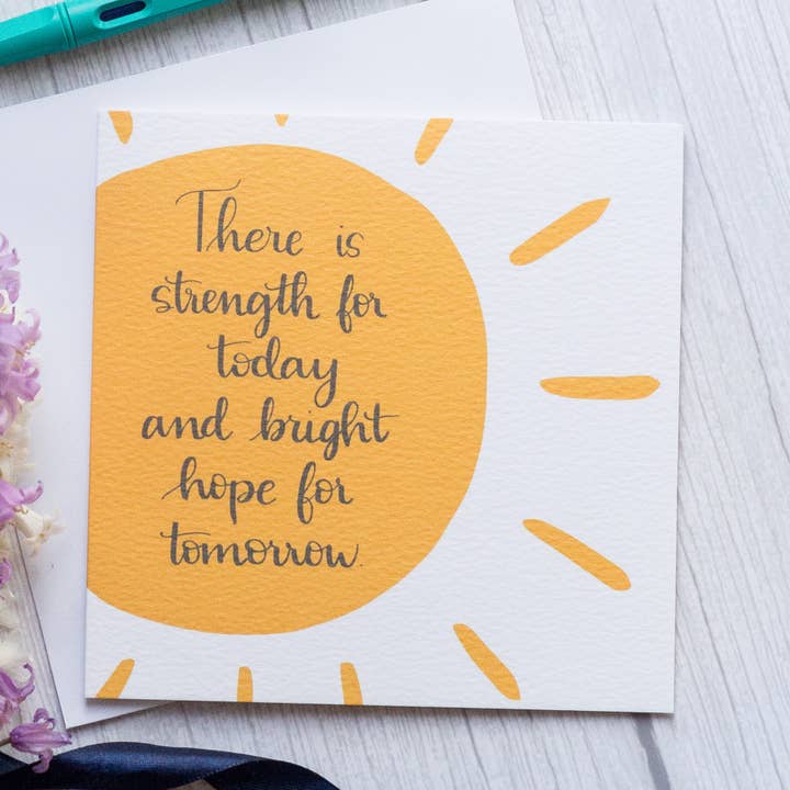 And Hope Designs - Cards, Stickers & Stationery - Wholesale Encouragement Card - Great is thy faithfulness Christian encouragement card1