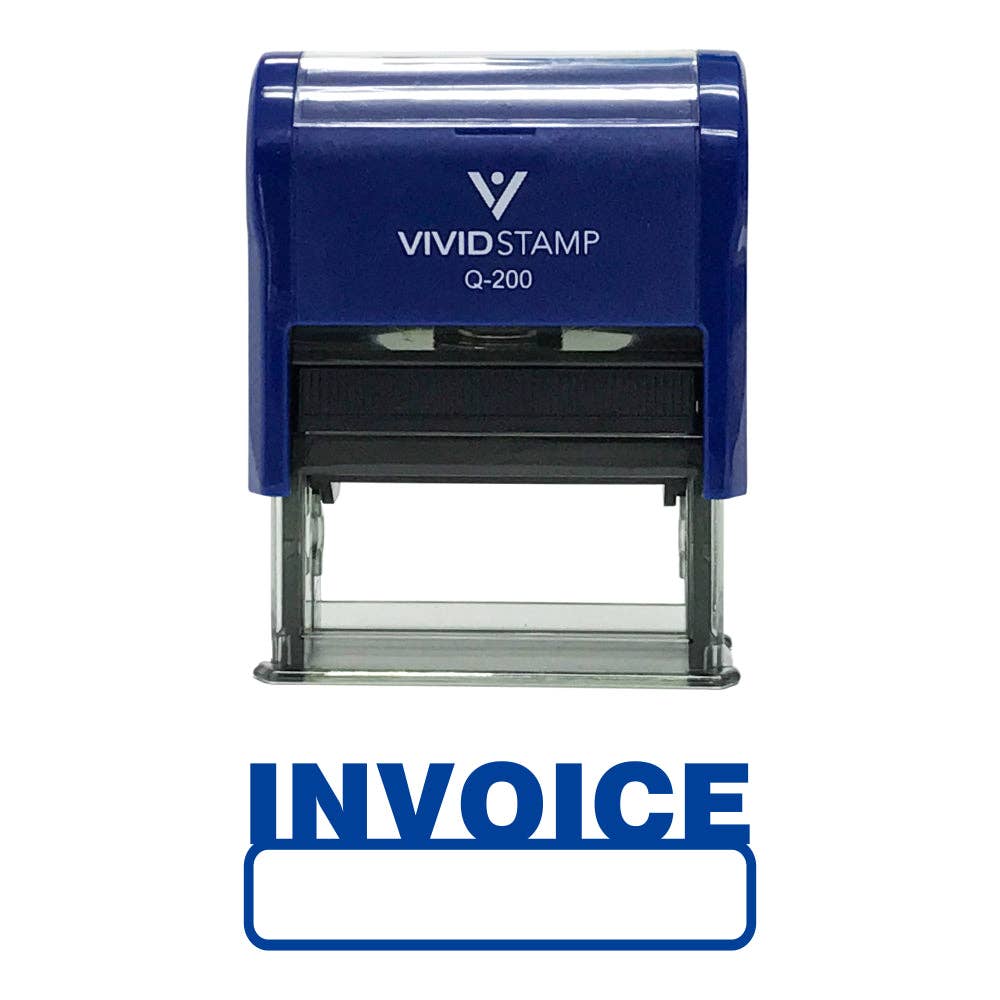 All Quality - Wholesale Rubber/Decorative Stamp - Basic Invoice Self Inking Rubber Stamp2