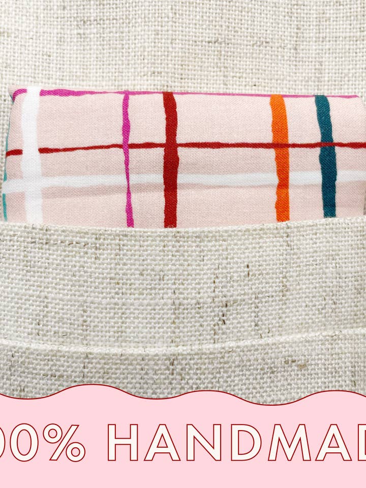 Rosa rutiga näsdukar, preppy näsdukar, herrkläder för wholesale av ELSE