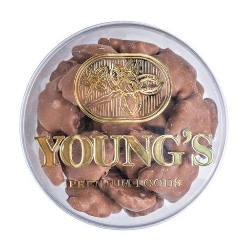 Milk Chocolate Pecan Clusters 1 lb acrylic | Turtles for wholesale by Young’s Premium Foods