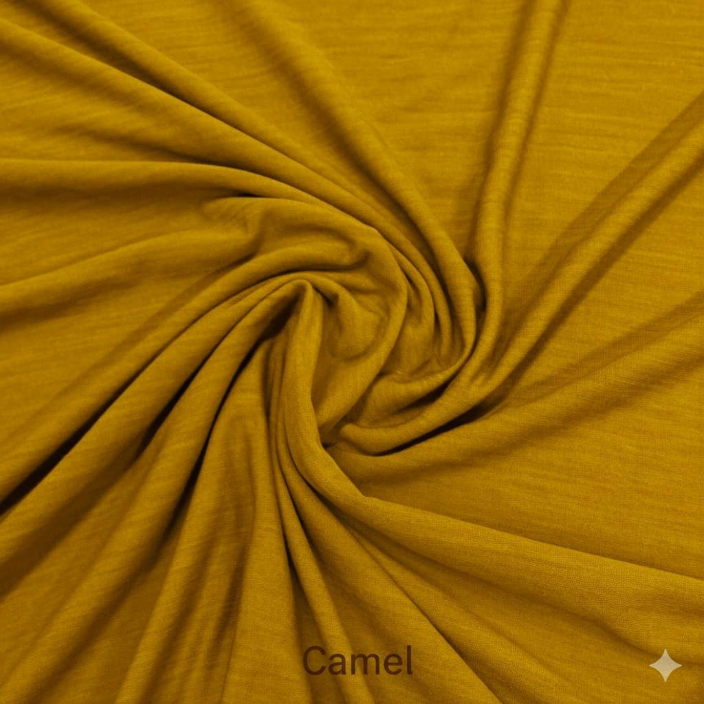 BelieveWorks - Wholesale Fabric - Merino Wool Jersey Fabric Midweight Knit | Made in Australia0