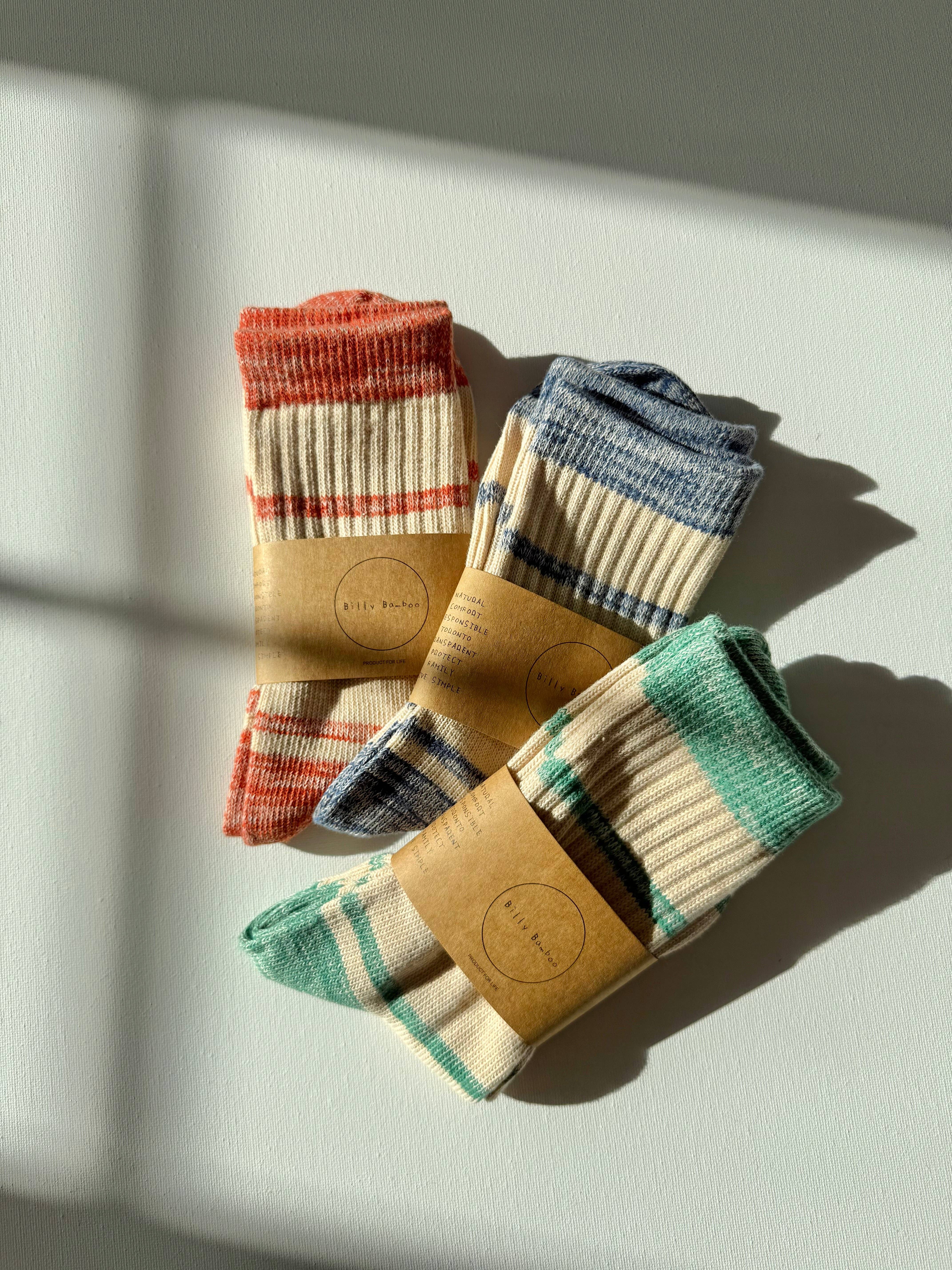 Billy Bamboo - Vente Chaussettes – unisexe - CHAUSSETTES À RAYURES TOKYO7