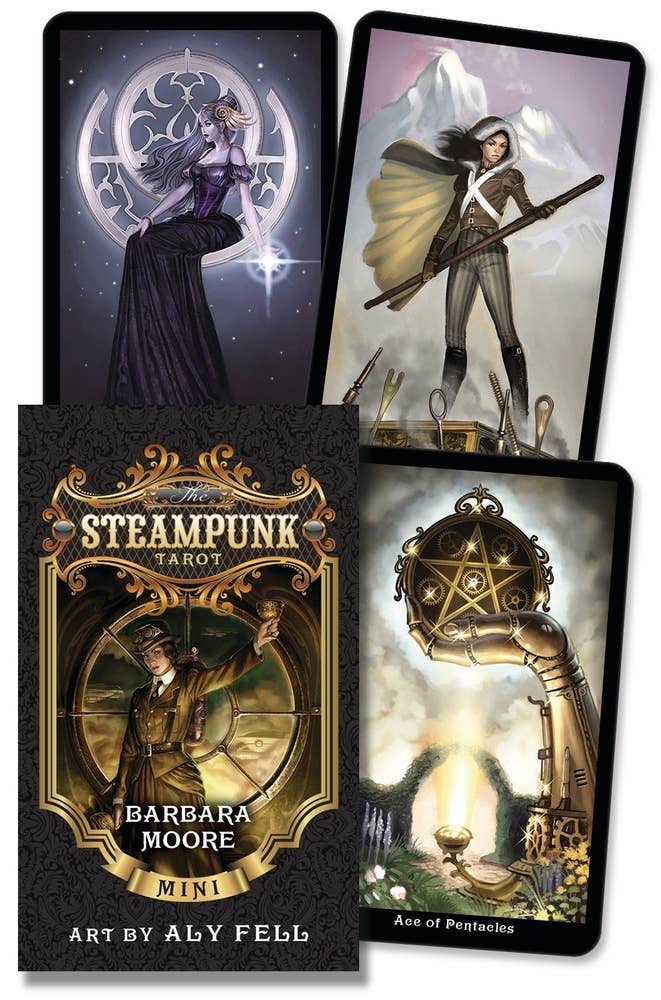 Cardshouse - Vente Cartes de tarot - Cartes Mini Tarot Steampunk Llewellyn0