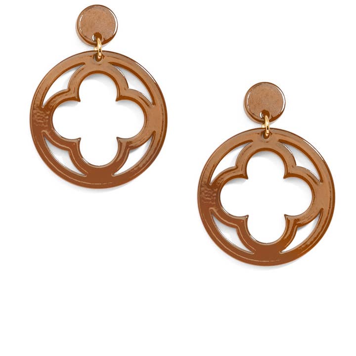 ZENZII Jewelry - Wholesale Dangle Earrings - Open Clover Drop Earring26