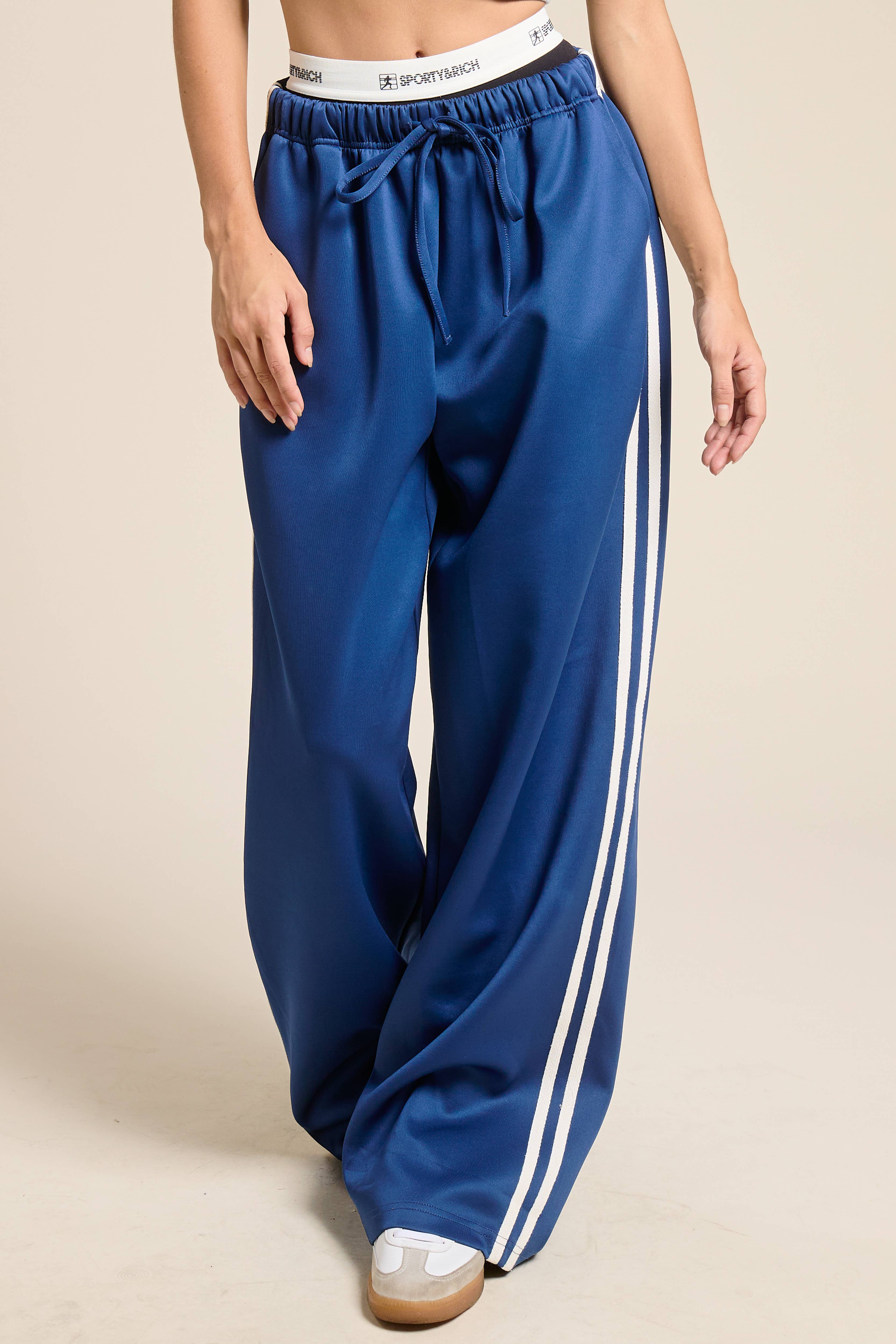 Mimosa - Wholesale Pants - Women's - Wide Leg Track Pants with Side Stripes19