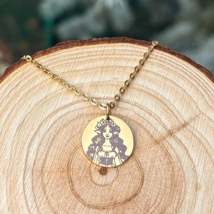 Arthousefern - Wholesale Pendant/Charm Necklace - Huldra necklace- Stainless Steel6