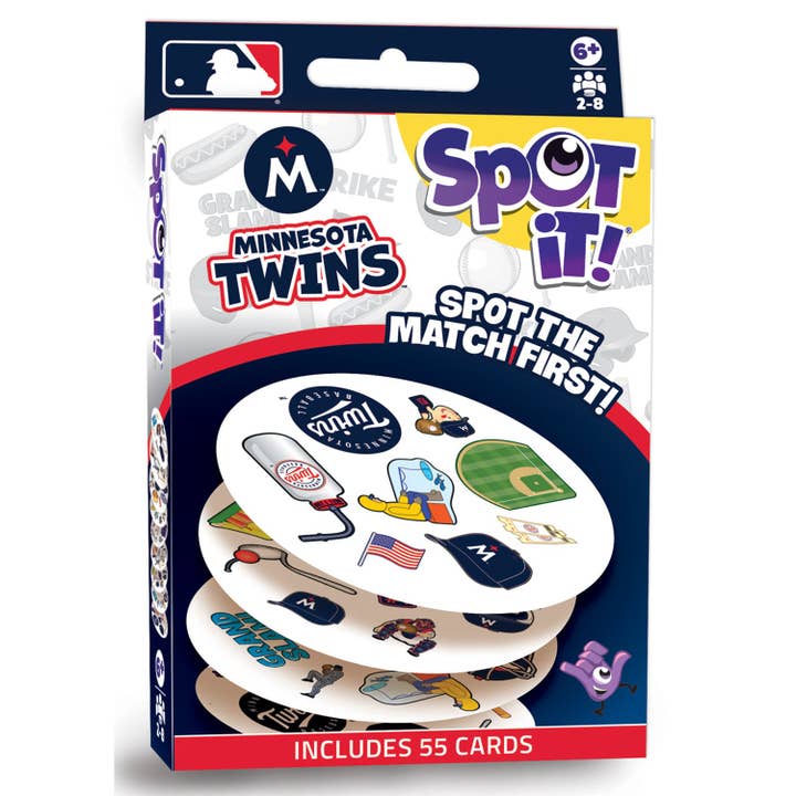 Masterpieces Puzzles - Wholesale Card Game - Minnesota Twins Spot It! Card Game