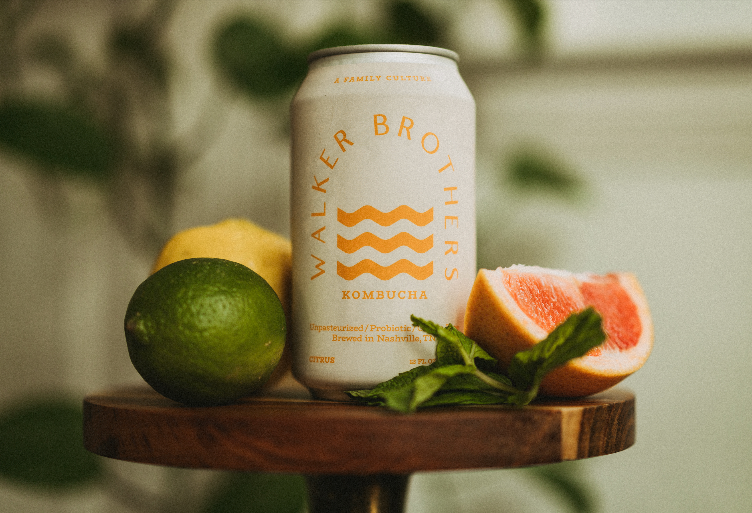 Walker Brothers - Wholesale Kombucha - Citrus Non-Alcoholic Kombucha2