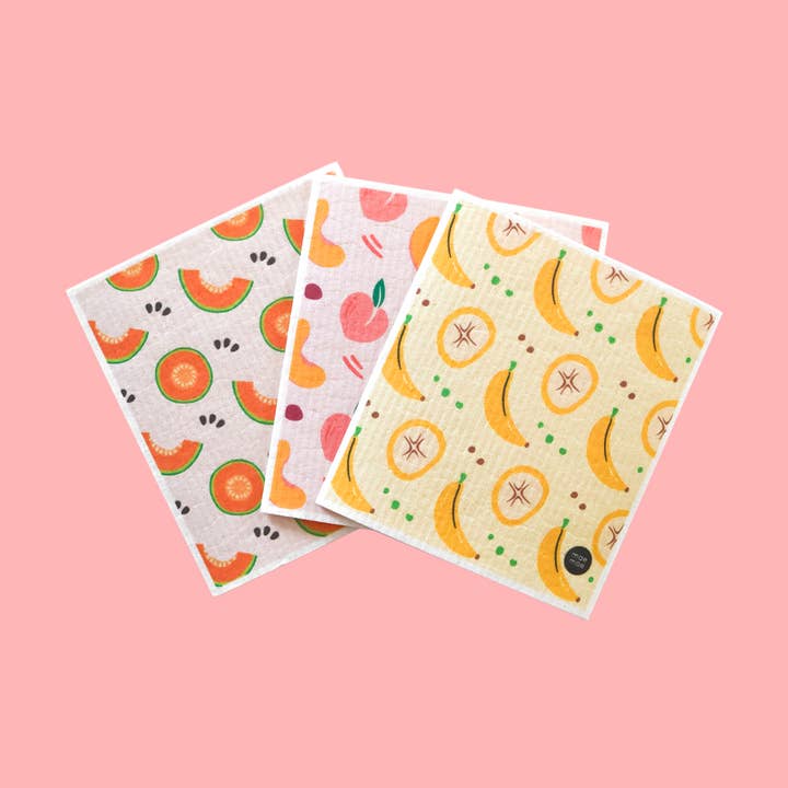 Lot de 3 essuie-tout réutilisables pour la vente par Maemae Natural Products