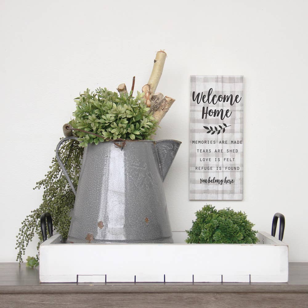 Sincere Surroundings - Wholesale Decorative Tray - Lifestyle Collection - Rustic Tray - White Tray Set2