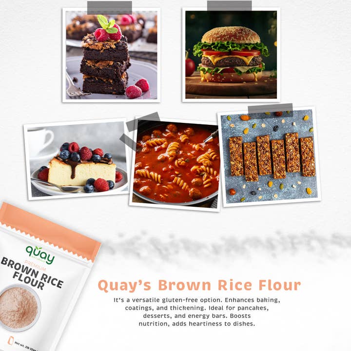 Quay Naturals - Venta al por mayor Harina sin gluten - Harina de arroz integral orgánica5