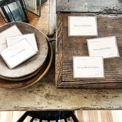 tiny poetry project - Wholesale Thinking of You Card - YOU are DAZZLING: LIFT ME UP! CARD