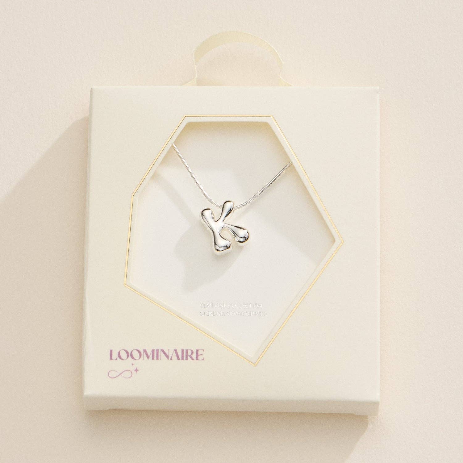 Frem - Wholesale Pendant/Charm Necklace - 16 Assorted 18K Gold Dipped Bubble Initial Necklace27