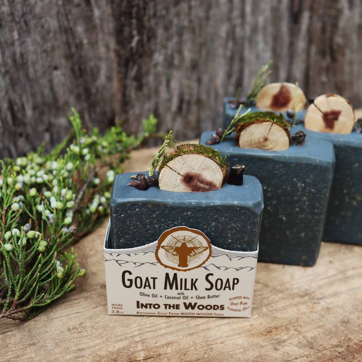 MOTH WOOD - Wholesale Bar Soap - Into the Woods Goat Milk Soap1