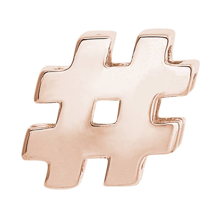 Story Charm - Hashtag - # (BL2288CHRG-#) for wholesale by Kelly Waters