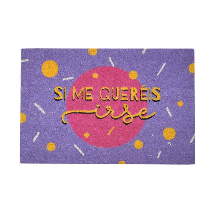 CAPACHO 40X60 'SE ME QUEREM VÃO EMBORA' por atacado de Aktual / Dekora Import S.A