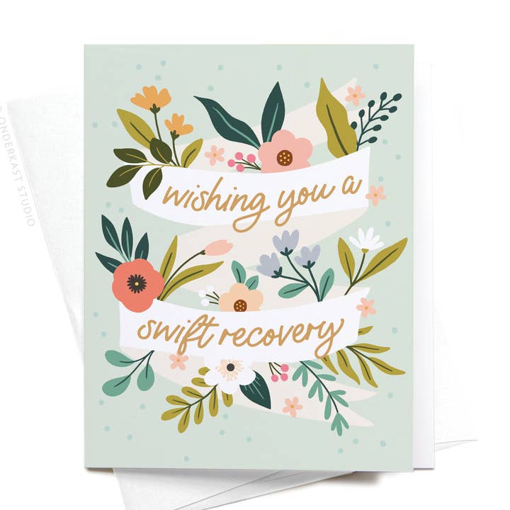 Onderkast Studio - Wholesale Get Well Card - Wishing You a Swift Recovery Greeting Card