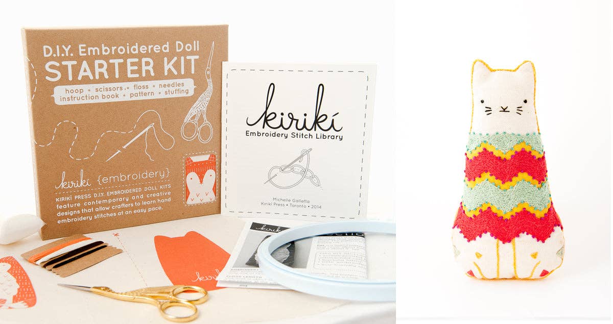 Kiriki Press - Wholesale Embroidery/Cross Stitch Supplies - Embroidery Starter Kit8