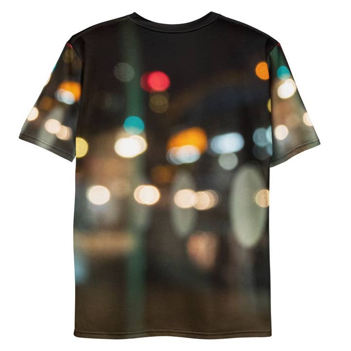NYC Night Lights Unisex All Over T-Shirt for wholesale by Flash-G Art & Apparel