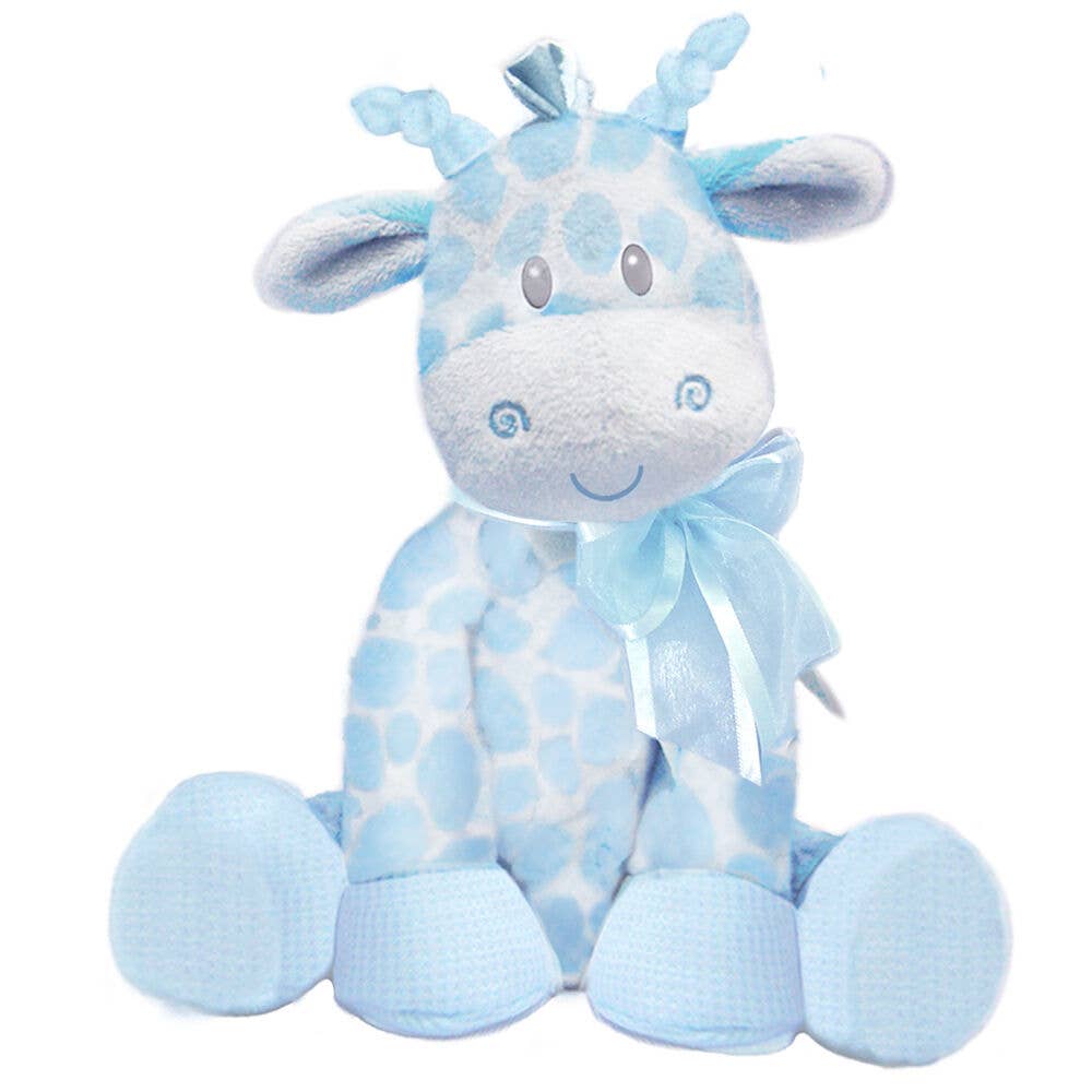 First & Main - Wholesale Stuffed/Plush Toy - Kids & Baby - 11" Jingles Giraffe - Blue0