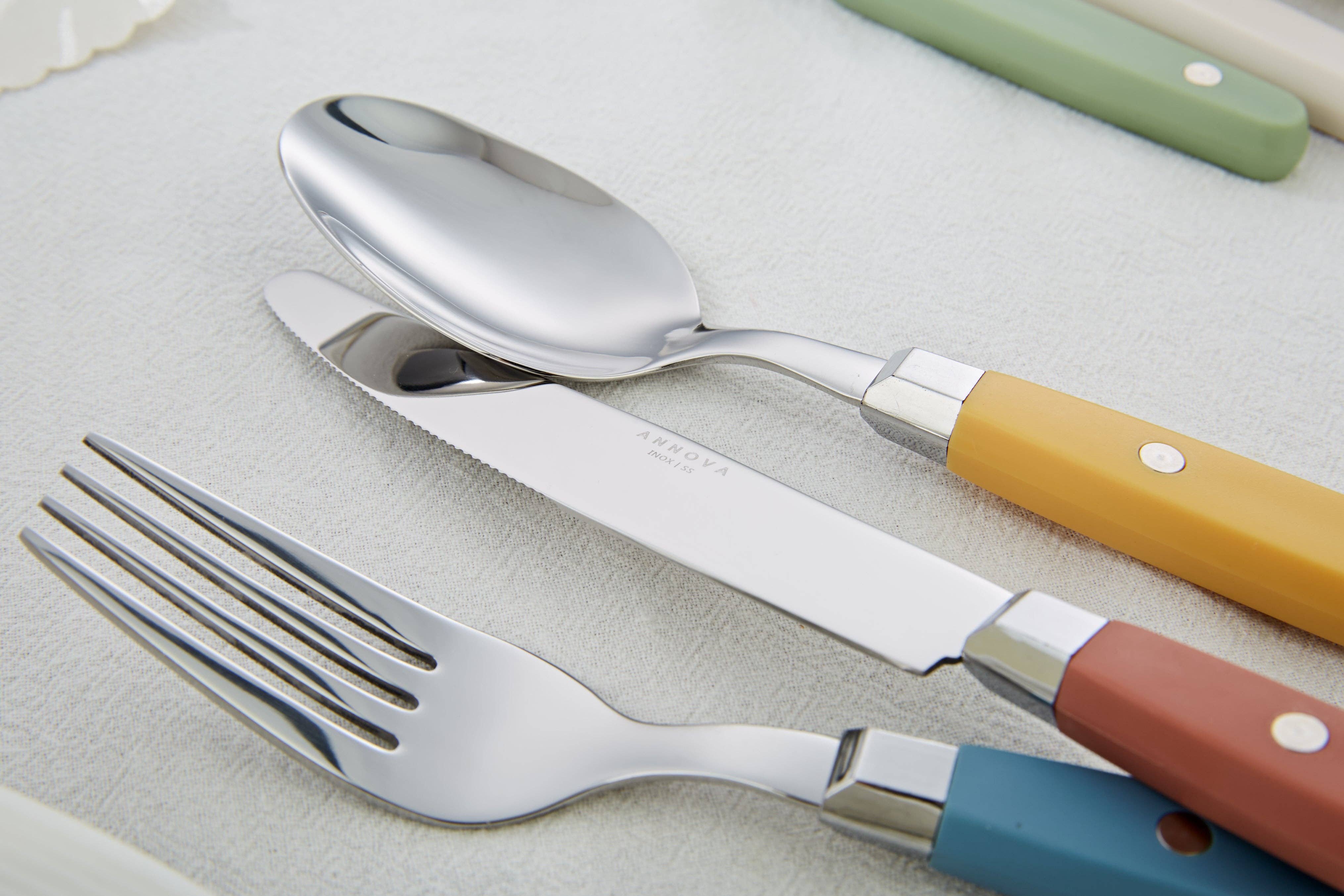 ANNOVA - Venta al por mayor Conjunto de cubiertos - Juego de Cubiertos Retro ANNOVA de 20 Piezas79