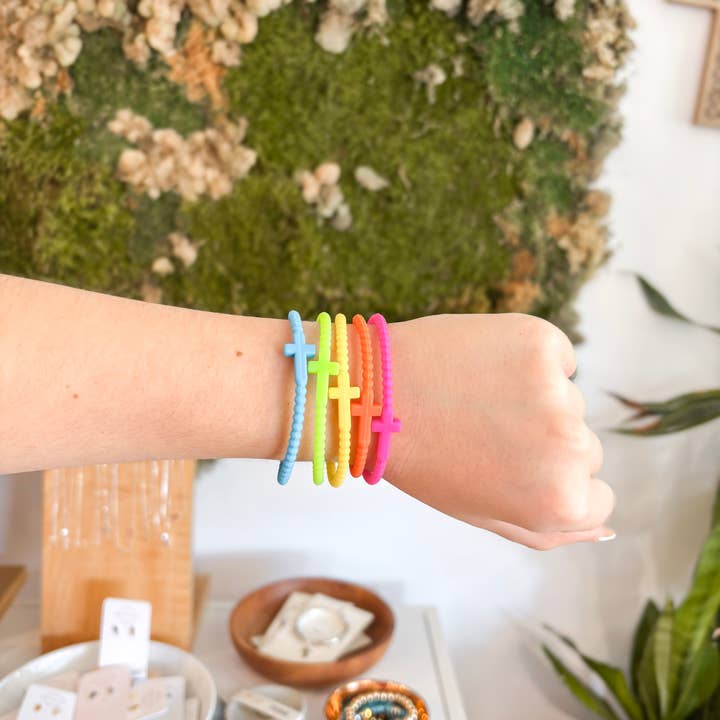 Faith & Life Christian Brands - Wholesale Beaded Bracelet - Silicone Cross Bracelets2