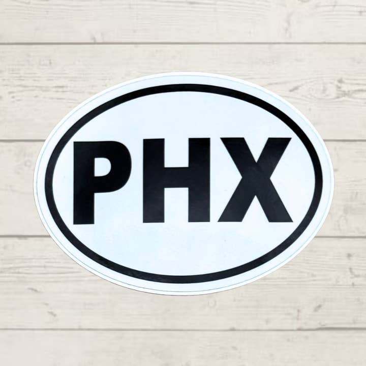 PHX Arizona Oval Sticker for wholesale by Cardinal Souvenirs