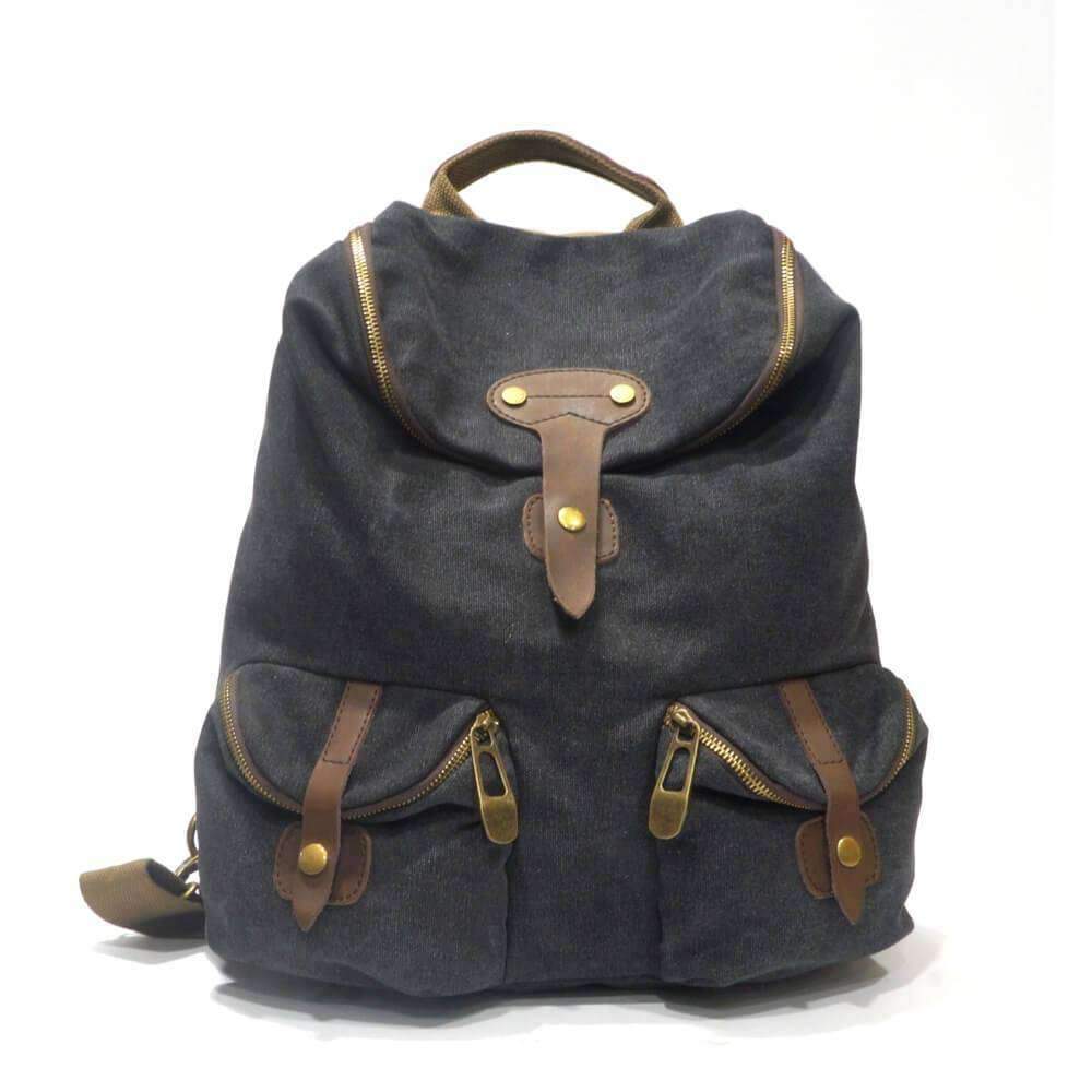 ZEDE PARIS - Wholesale Backpack - Women's - SAINT-PAUL - Canvas and leather backpack51