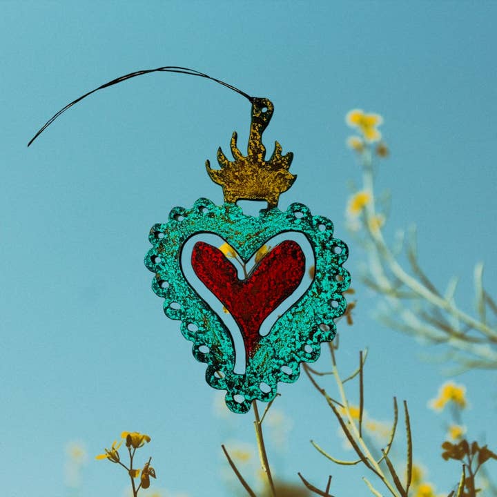 Heart Ornament Milagros heart recycle rustic metal gifts USA and other Purchase Wholesale ouzo pyros. Free Returns & Net 60 Terms on Faire trending on Faire.