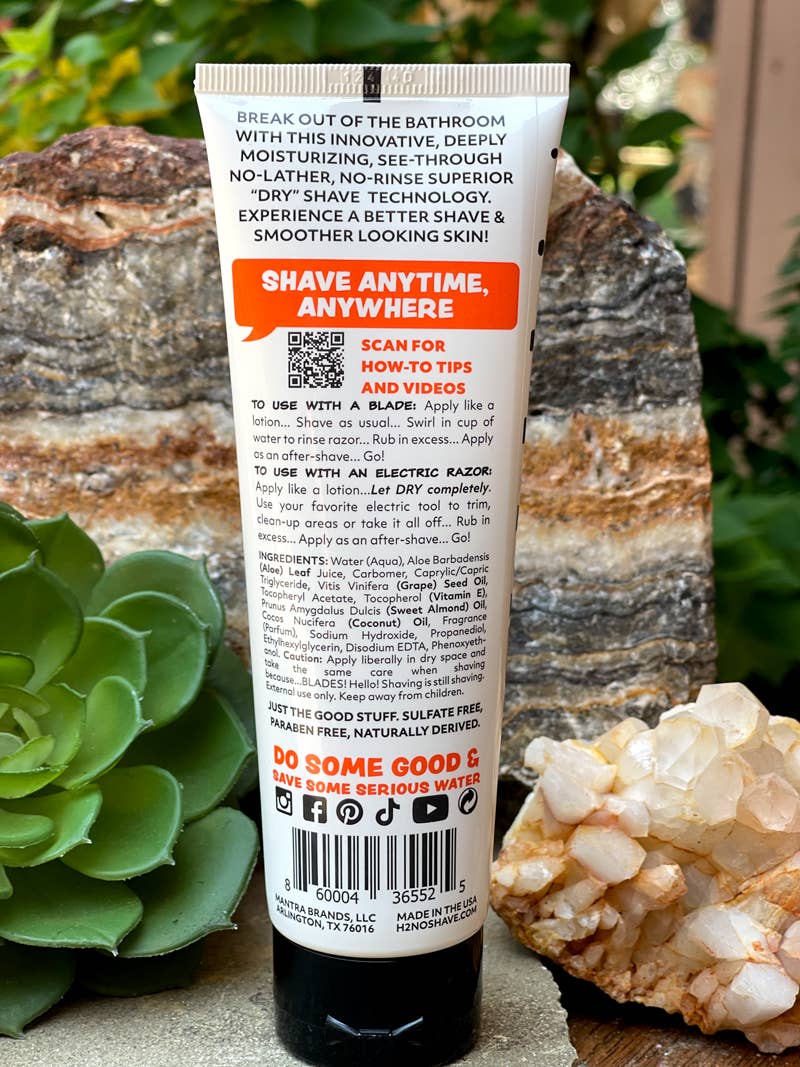 H2NO SHAVE – Engroshandel Barbercreme - Herre – H2NEJ! Barber Citrus Woods Tør-påfør vandløs barberingsgel5